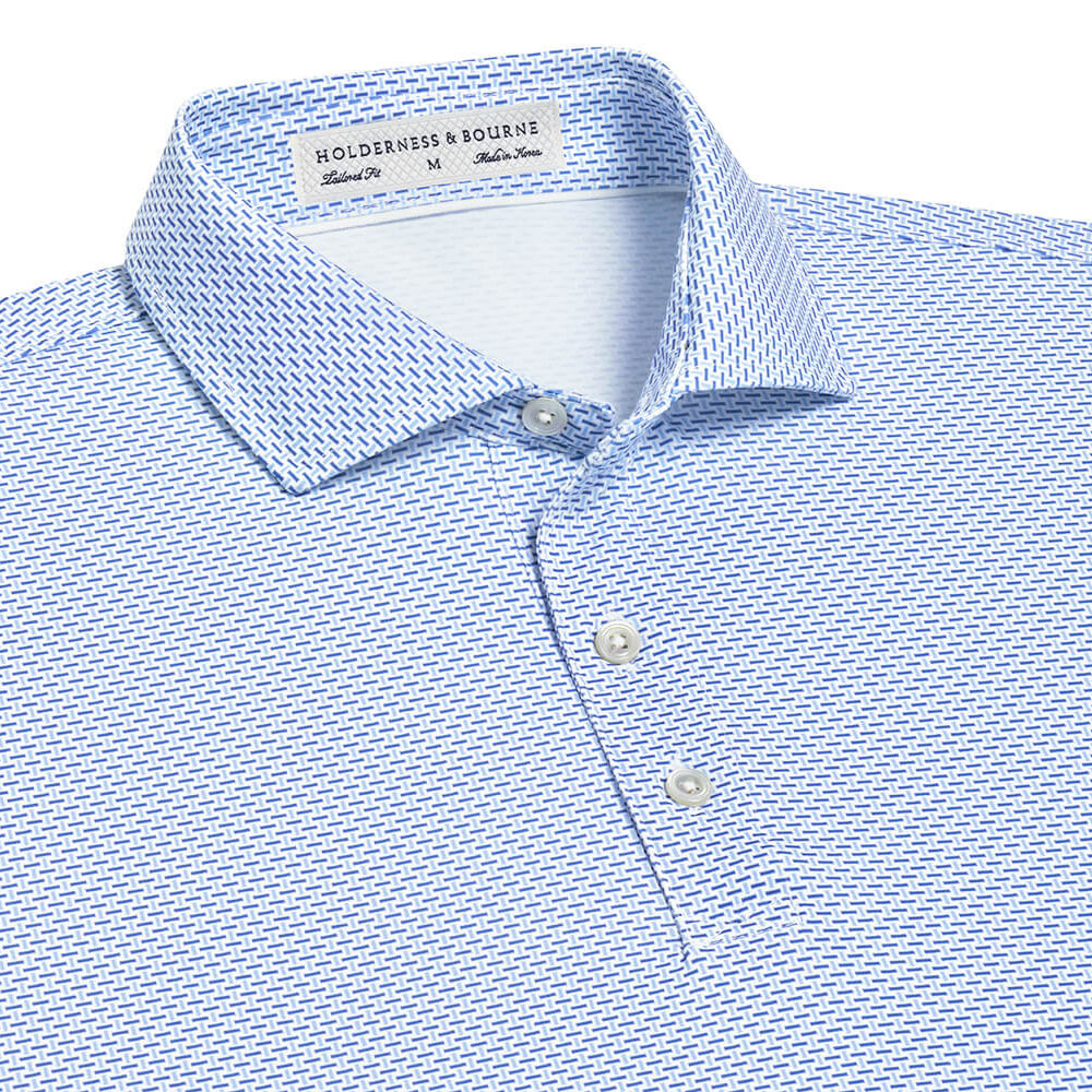 Holderness & Bourne - The Davis Shirt: Skye & Marlin Blue