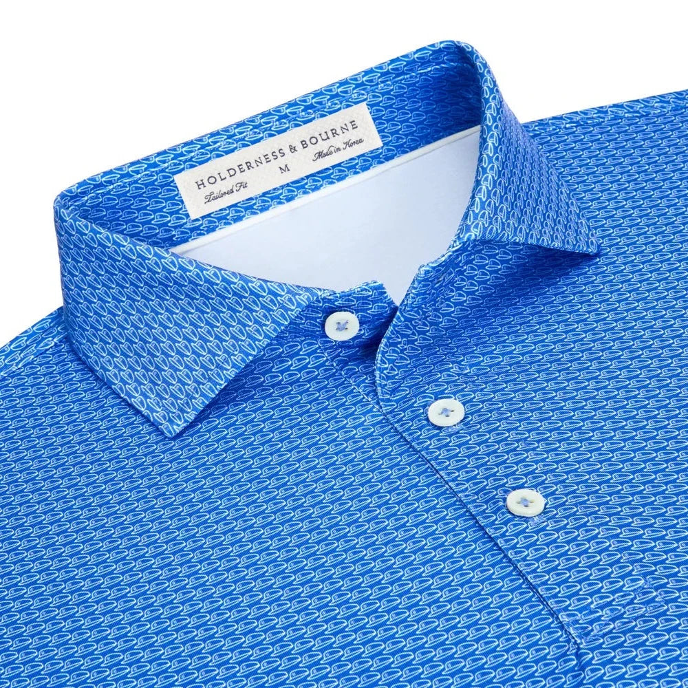 Holderness & Bourne - The Frame Shirt: Marlin Blue & White