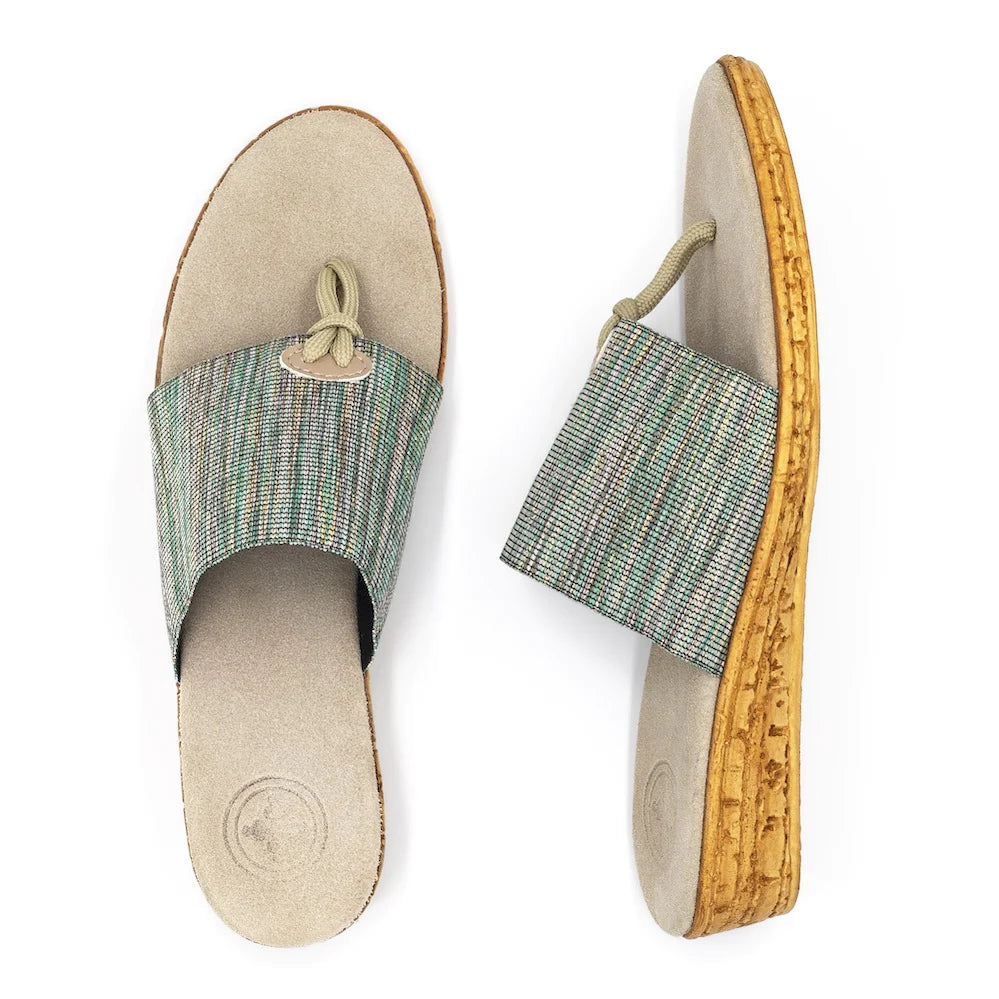 Charleston Shoe Co. IOP - Turquoise Metallic