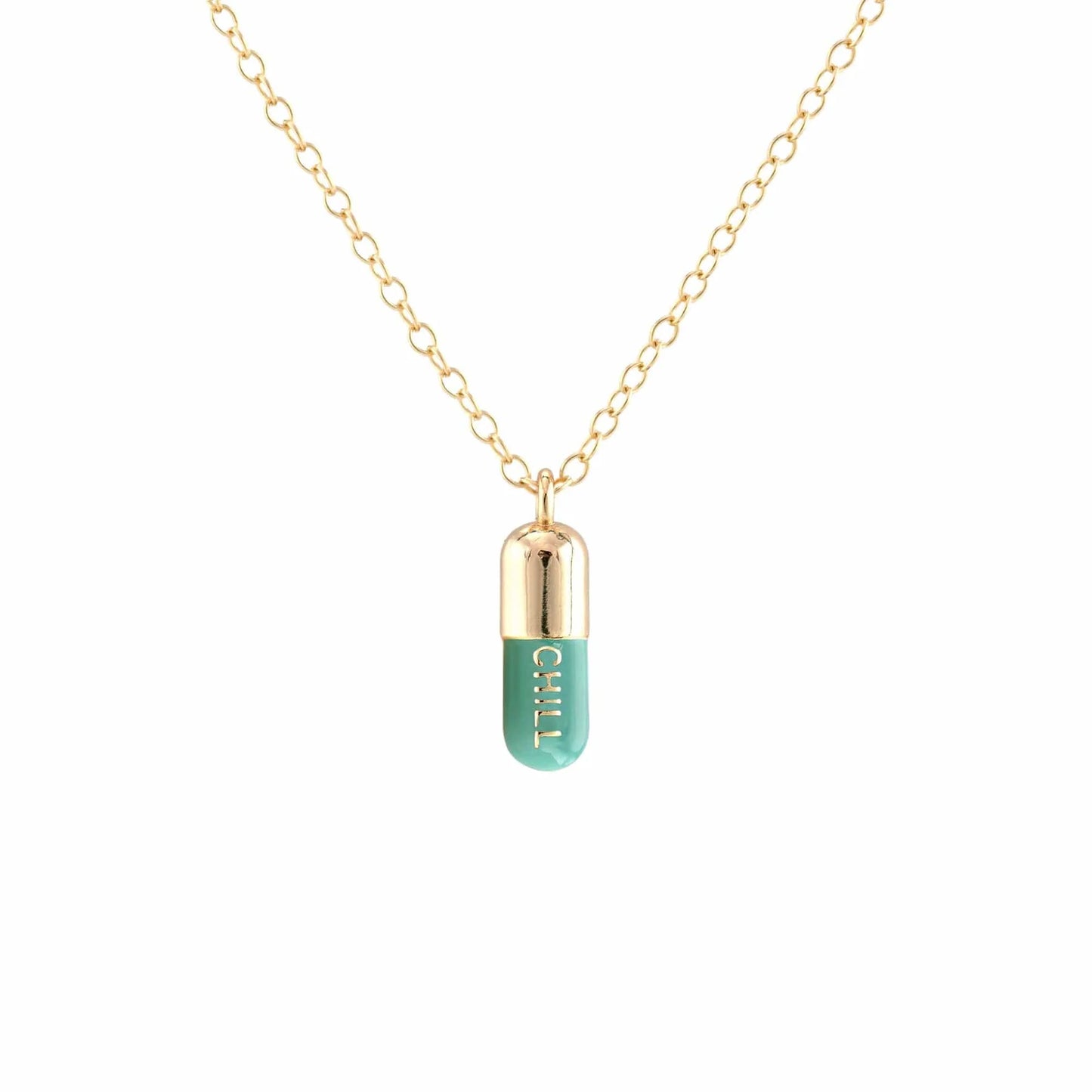 Kris Nations - Turquoise Chill Pill Necklace