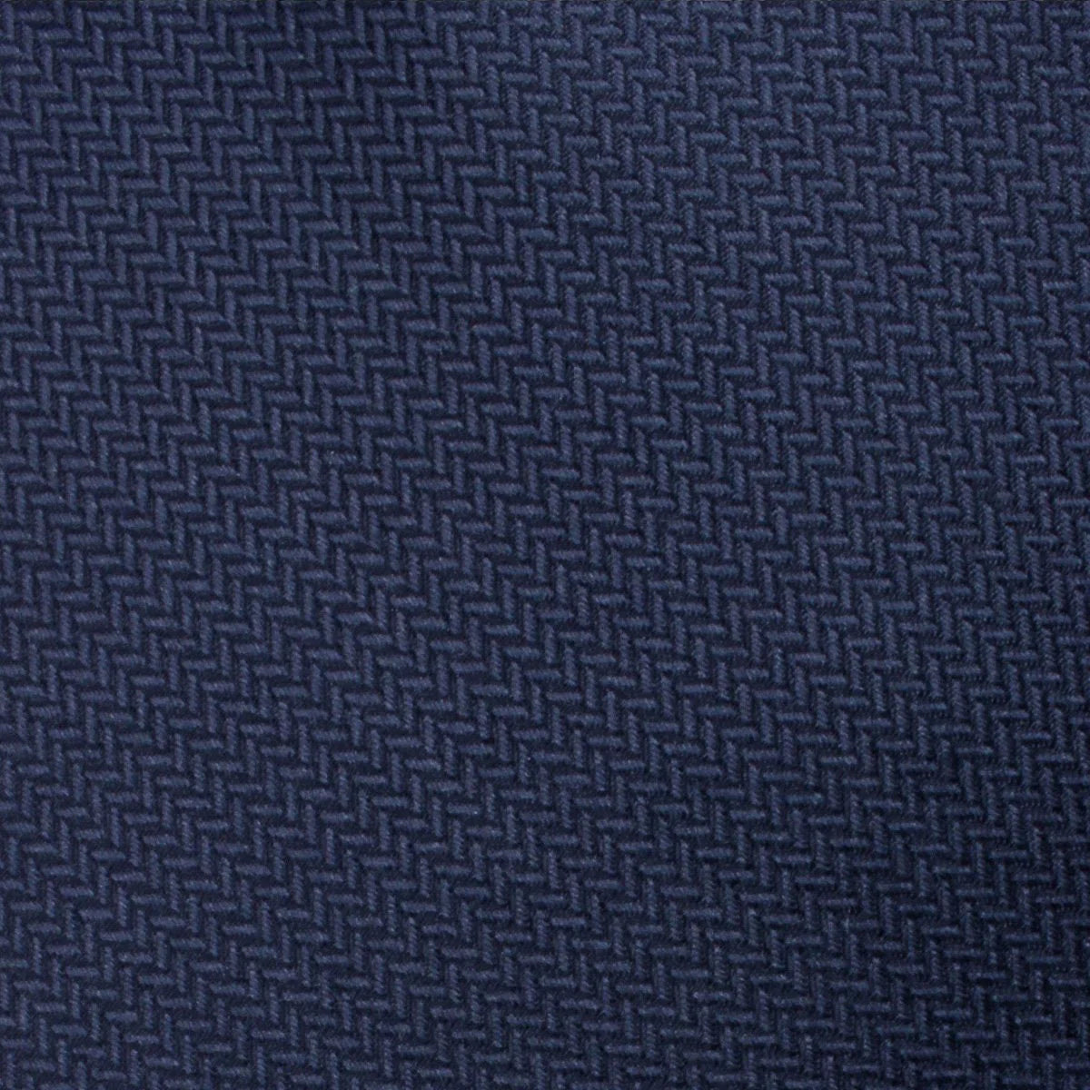 OTAA Men's Skinny Tie - Navy Diagonal Herringbone