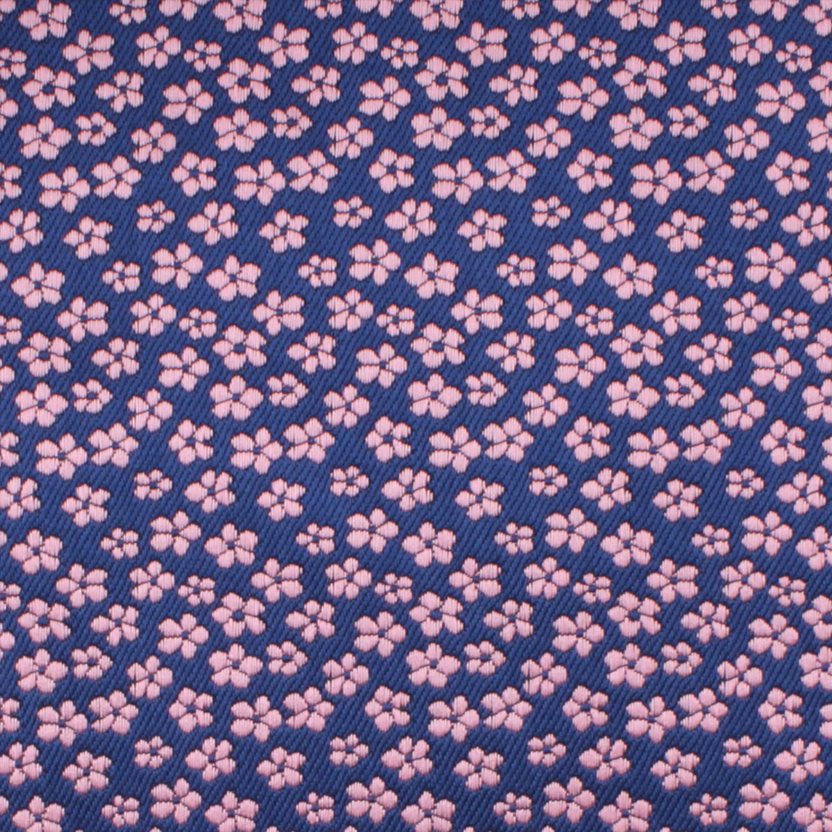 OTAA Men's Skinny Tie - Pink Plum Blossom Floral