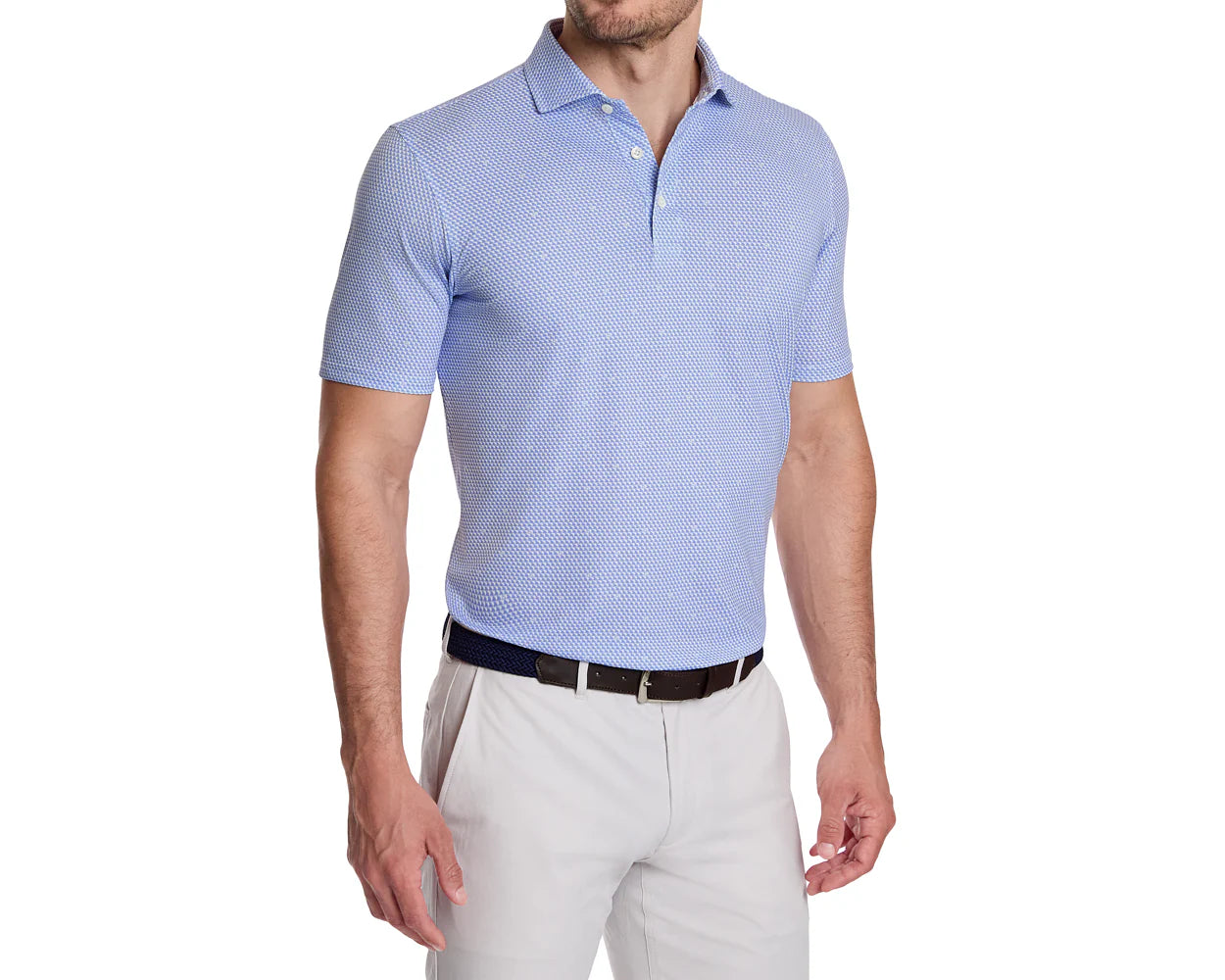Holderness & Bourne - The Jacobs Shirt: White & Lavender