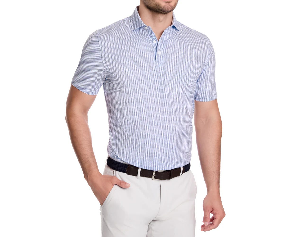 Holderness & Bourne - The Davenport Shirt: Scotch Pink & Marlin Blue