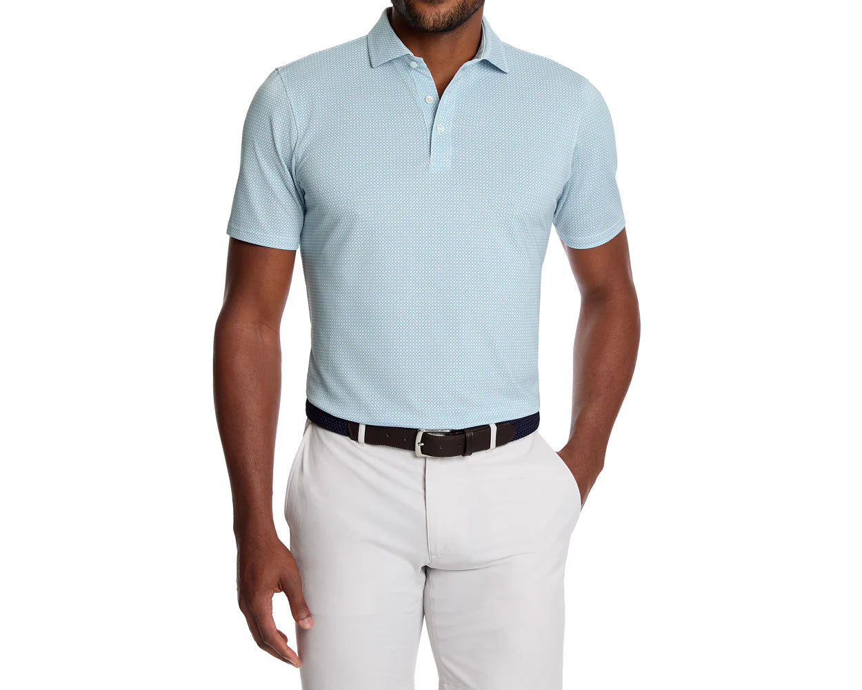 Holderness & Bourne - The Hawthorne Shirt: Abaco & Lavender
