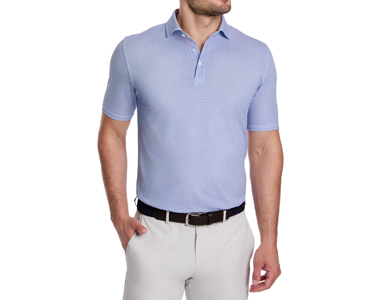 Holderness & Bourne - The Hawthorne Shirt: Scotch Pink & Marlin Blue