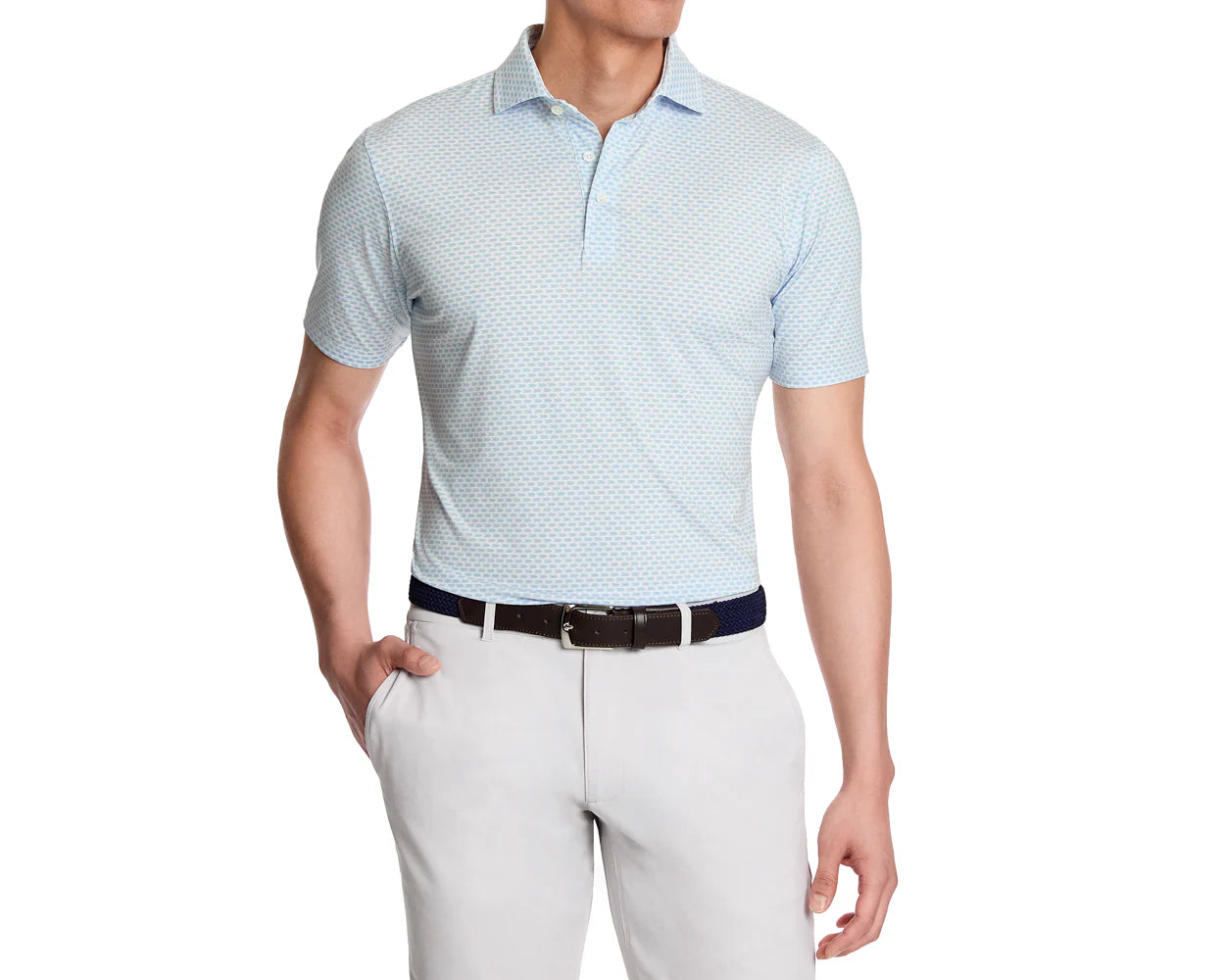 Holderness & Bourne - The Wilcox Shirt: Abaco & Lavender