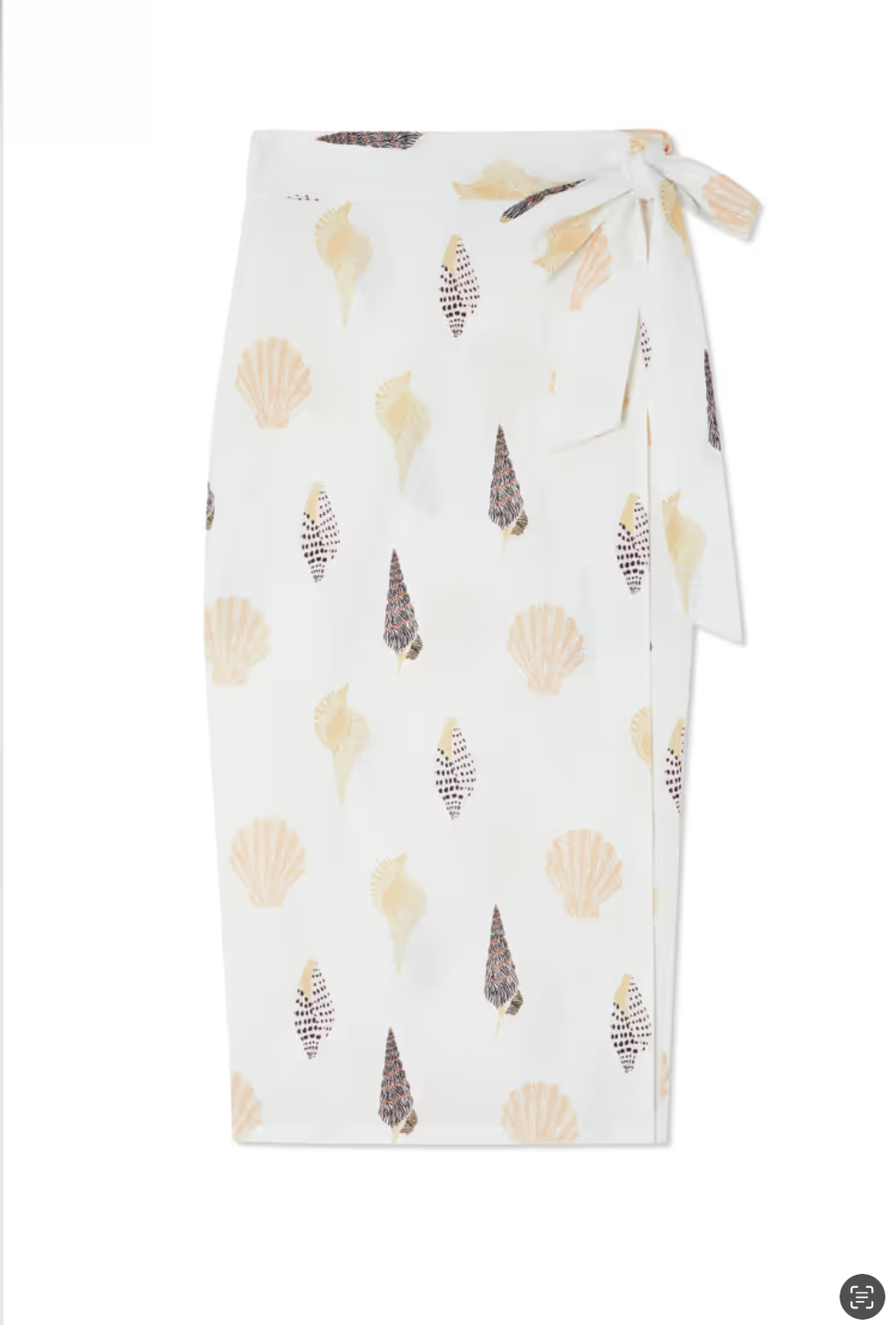 Never Fully Dressed Jaspre Wrap Skirt - Shells