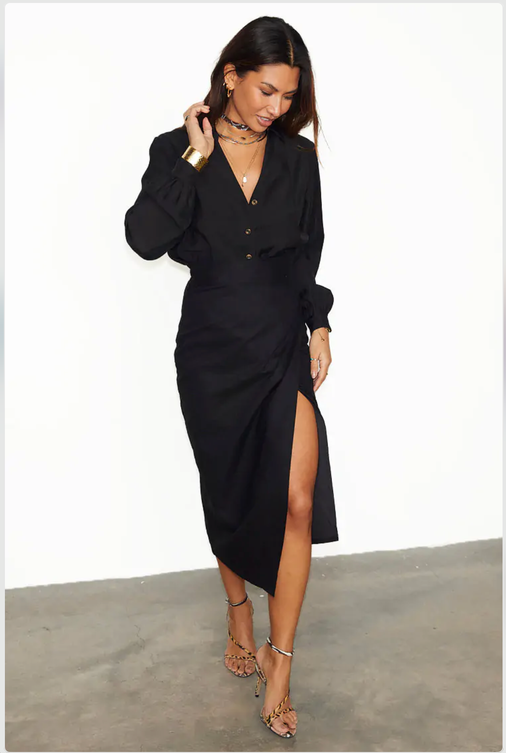 Never Fully Dressed - Black Miley Shirt