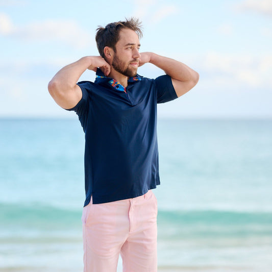 Men's Performance Polo - Royal Navy Dockyard