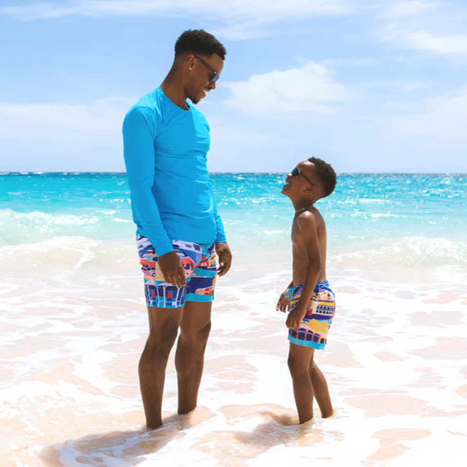 Men's Long Sleeve Sun Shirts - Parrotfish