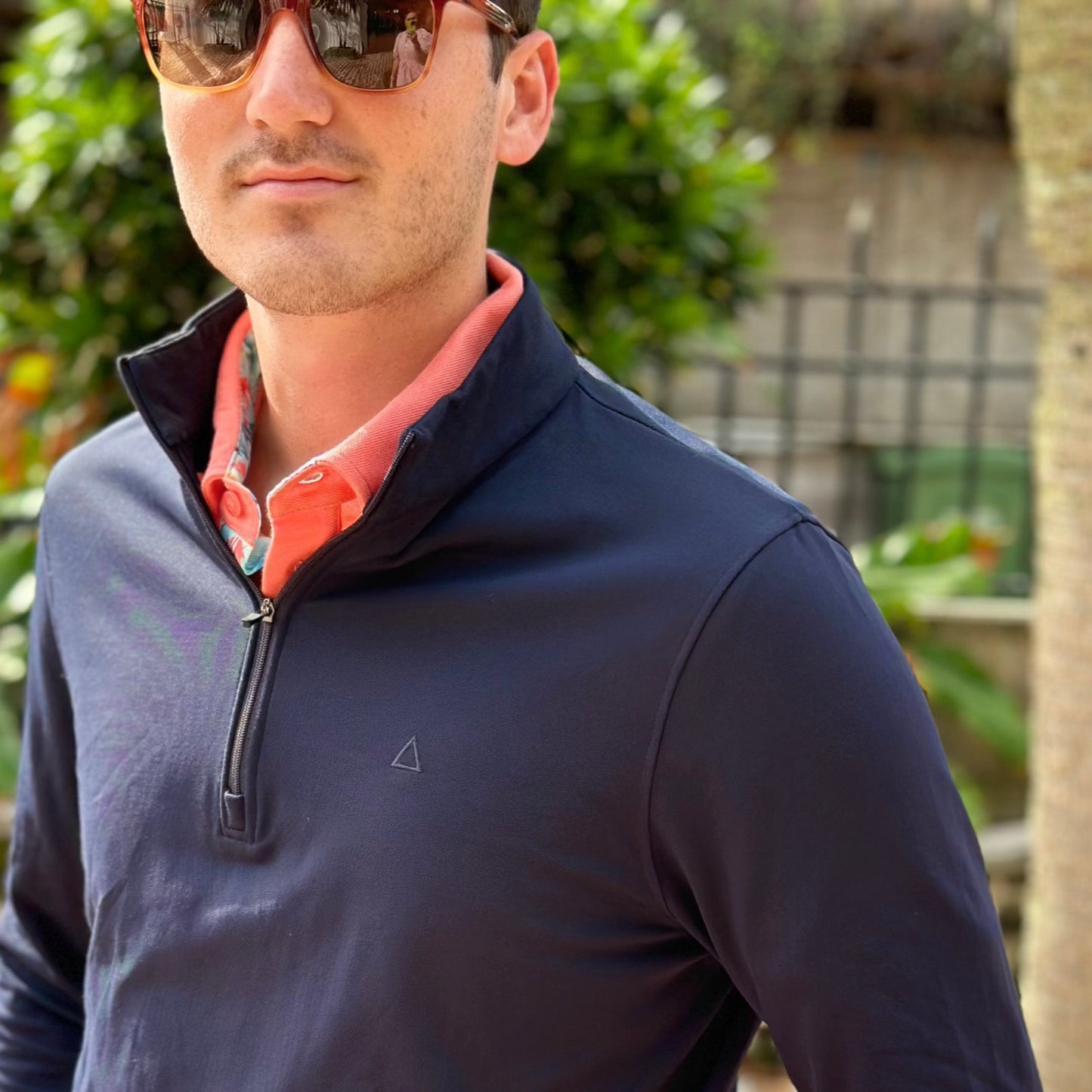 TABS Men's 1/4 Zip Pullover - Royal Navy Dockyard