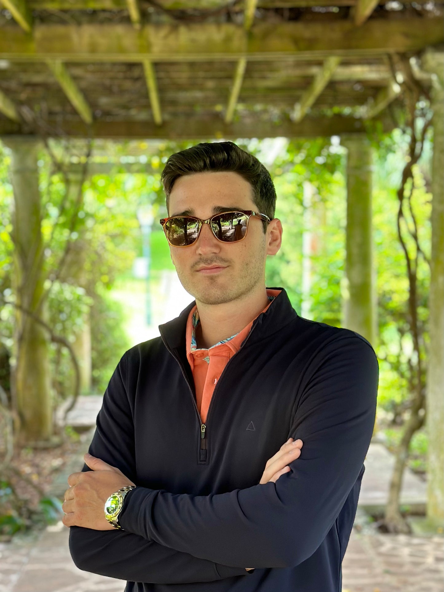 TABS Men's 1/4 Zip Pullover - Royal Navy Dockyard