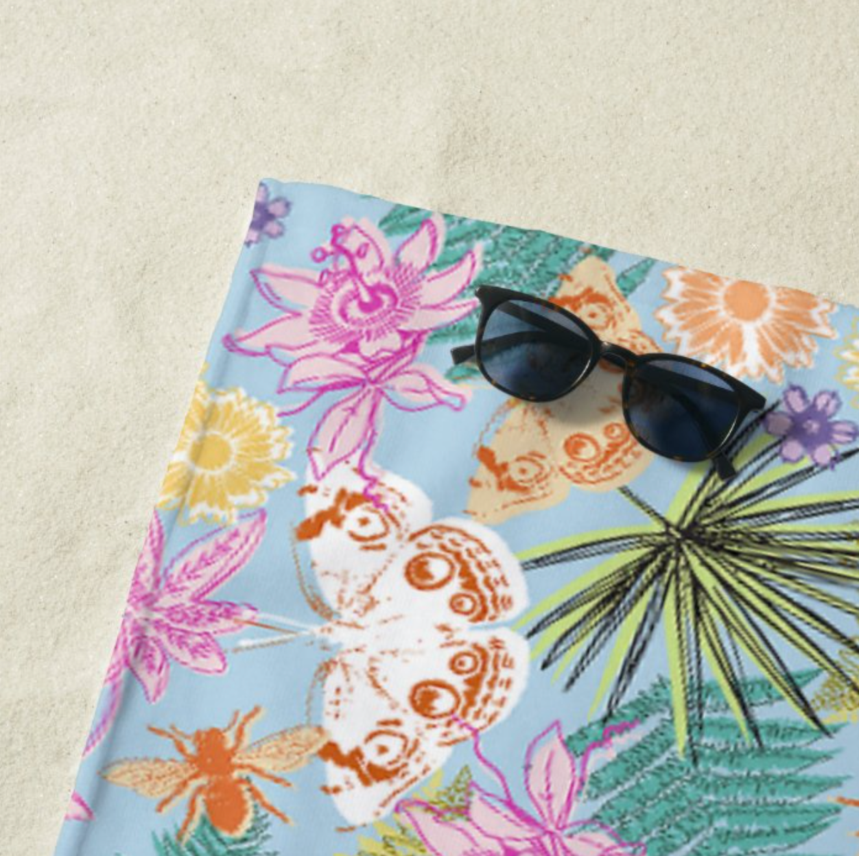 TABS Cayman towel closeup
