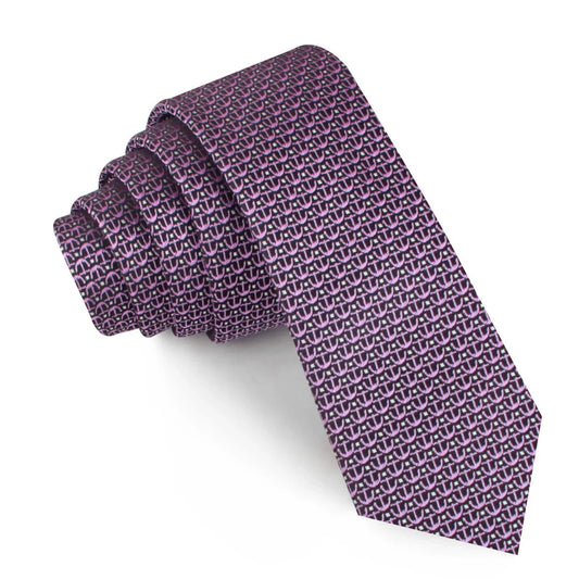 OTAA Men's Skinny Tie - Abacos Pink Anchor