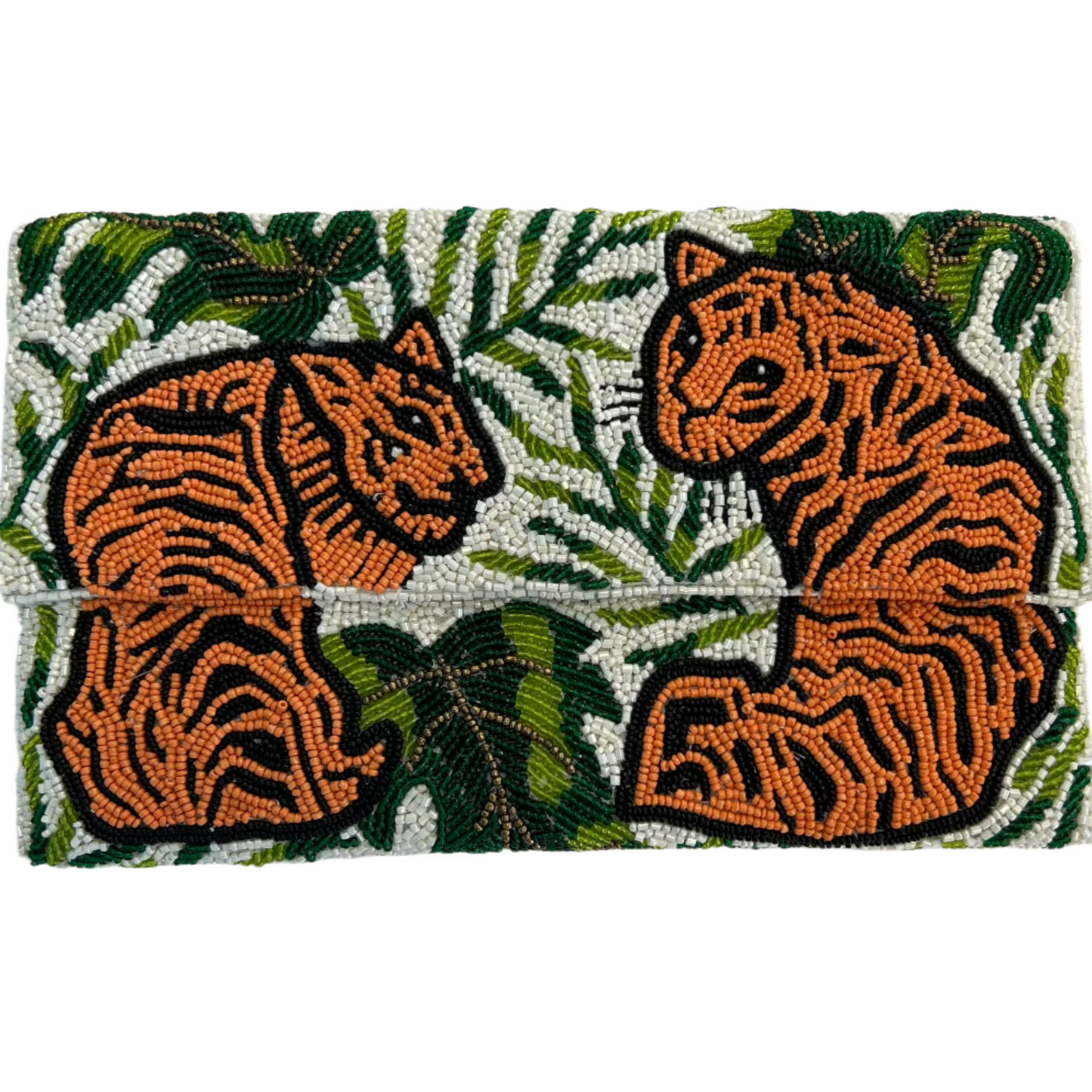Tiana Design Half Over Clutch - Tiger