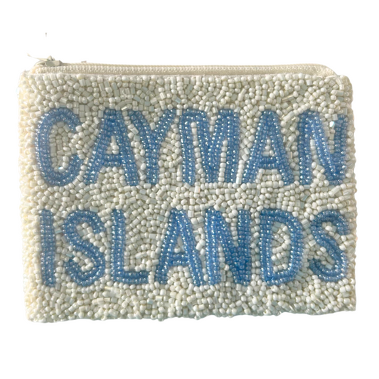 Tiana Design White Coin Purse - Cayman Islands