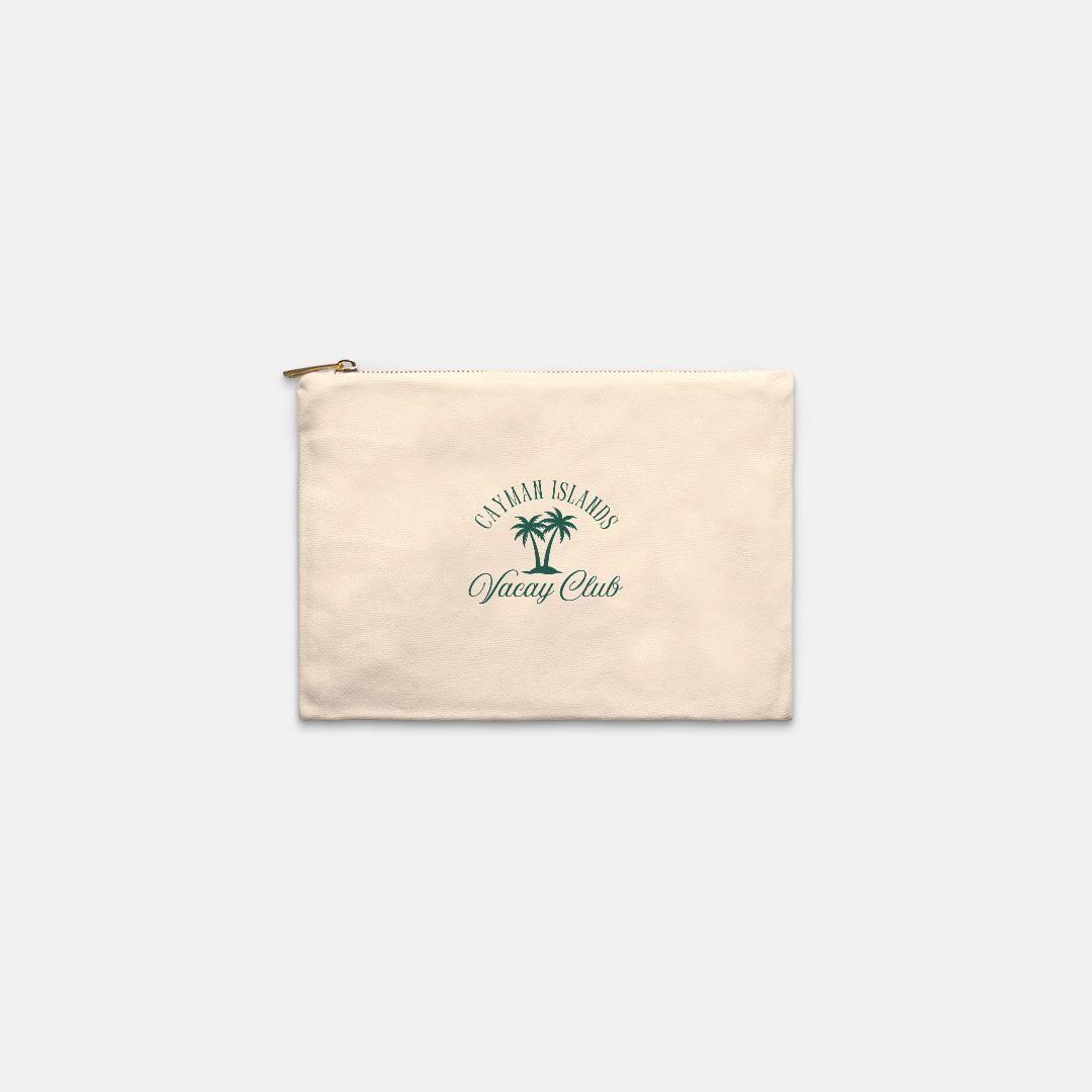 TABS Canvas Clutch - Vacay Club