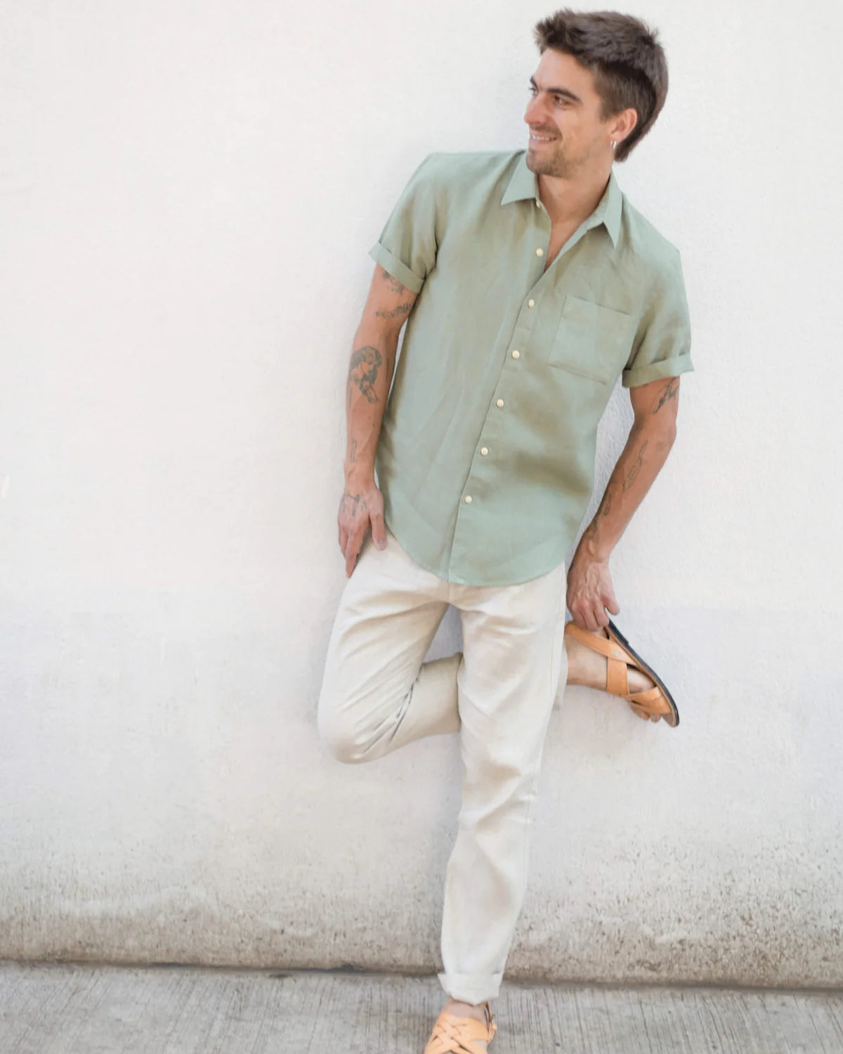 Alex Crane Ola Shirt - Moss
