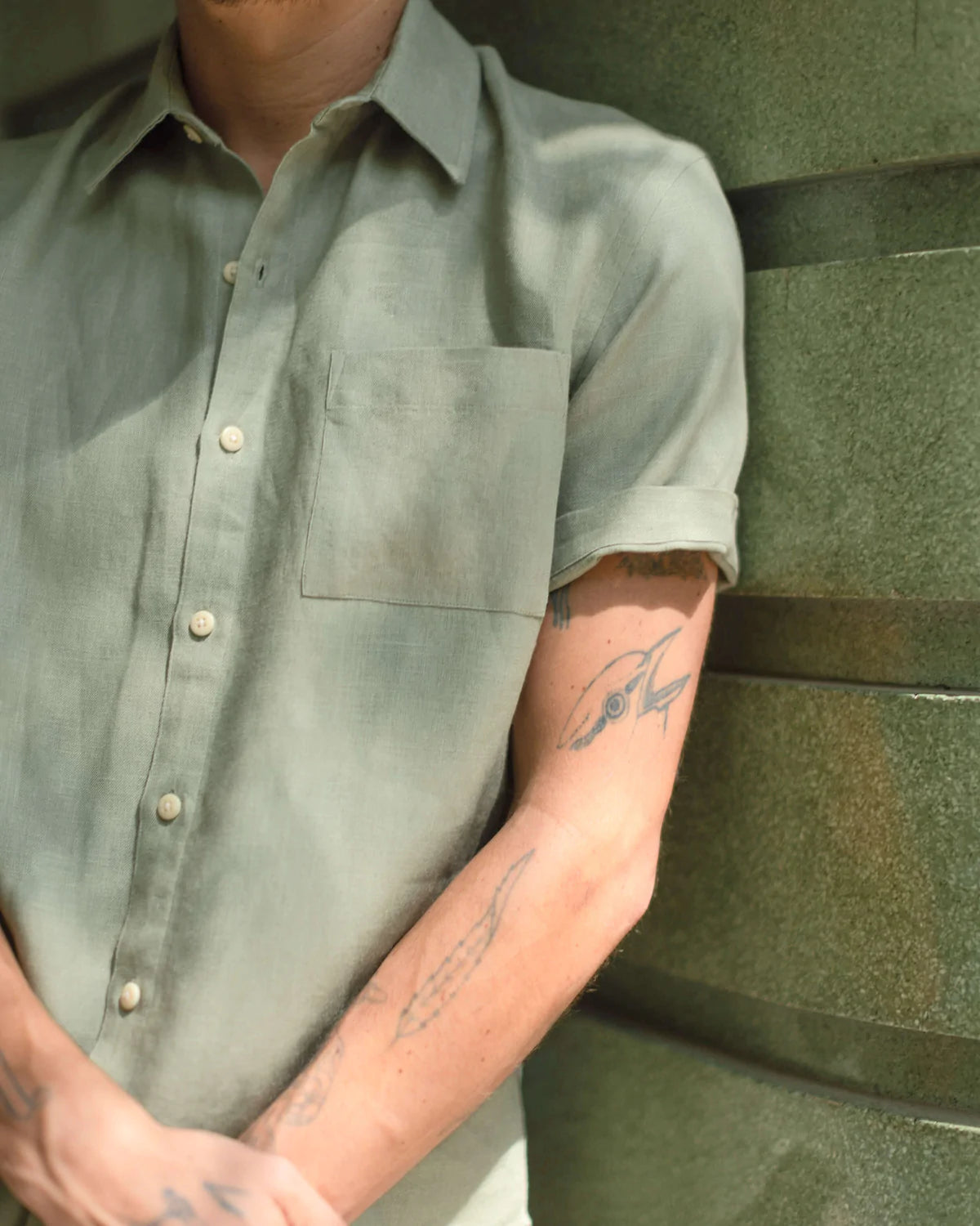 Alex Crane Ola Shirt - Moss