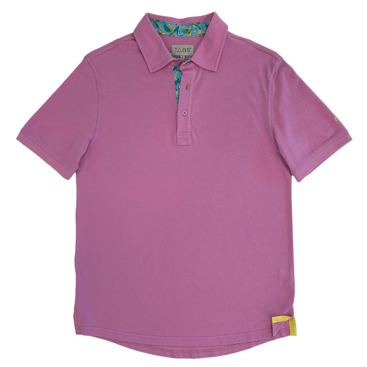 Men's Cotton Polo - Wild Banana Orchid