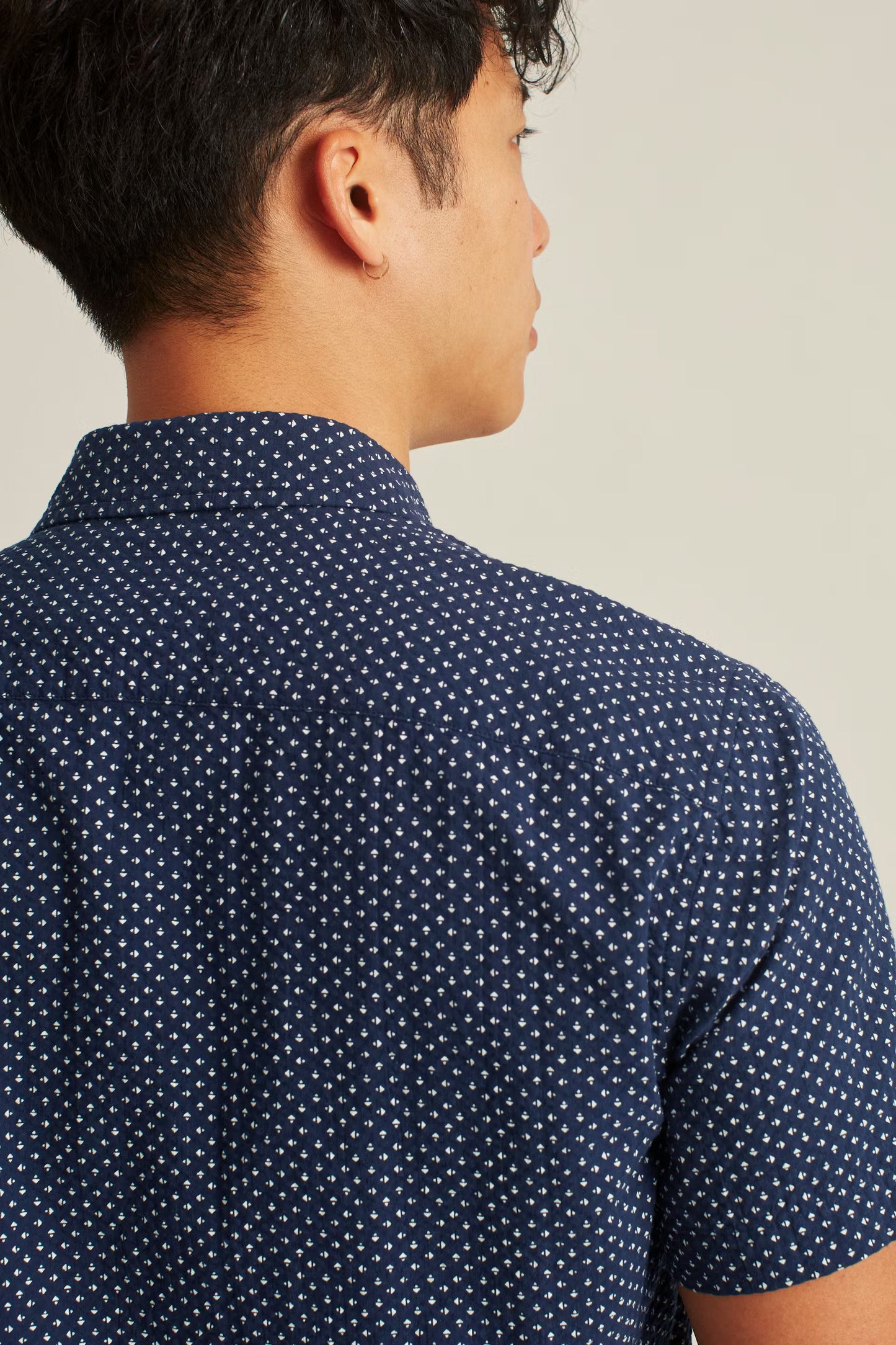Bonobos Riviera Shirt - Navy Beckbury Geo