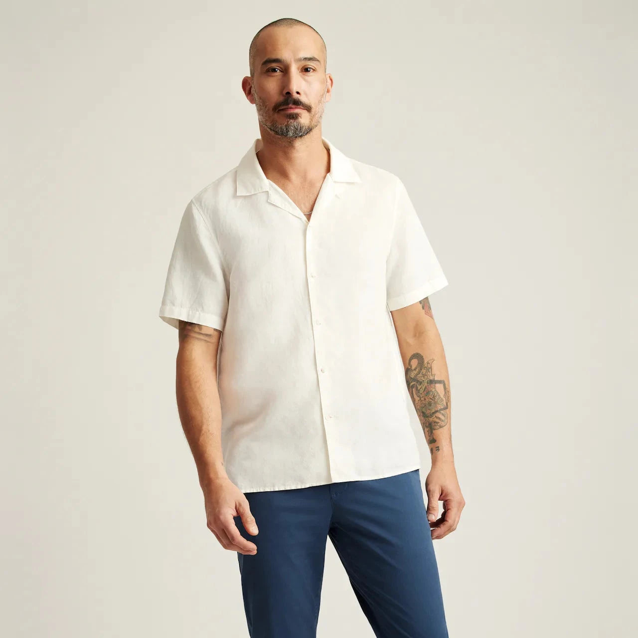 Bonobos Riviera Cabana Shirt - Coconut Milk