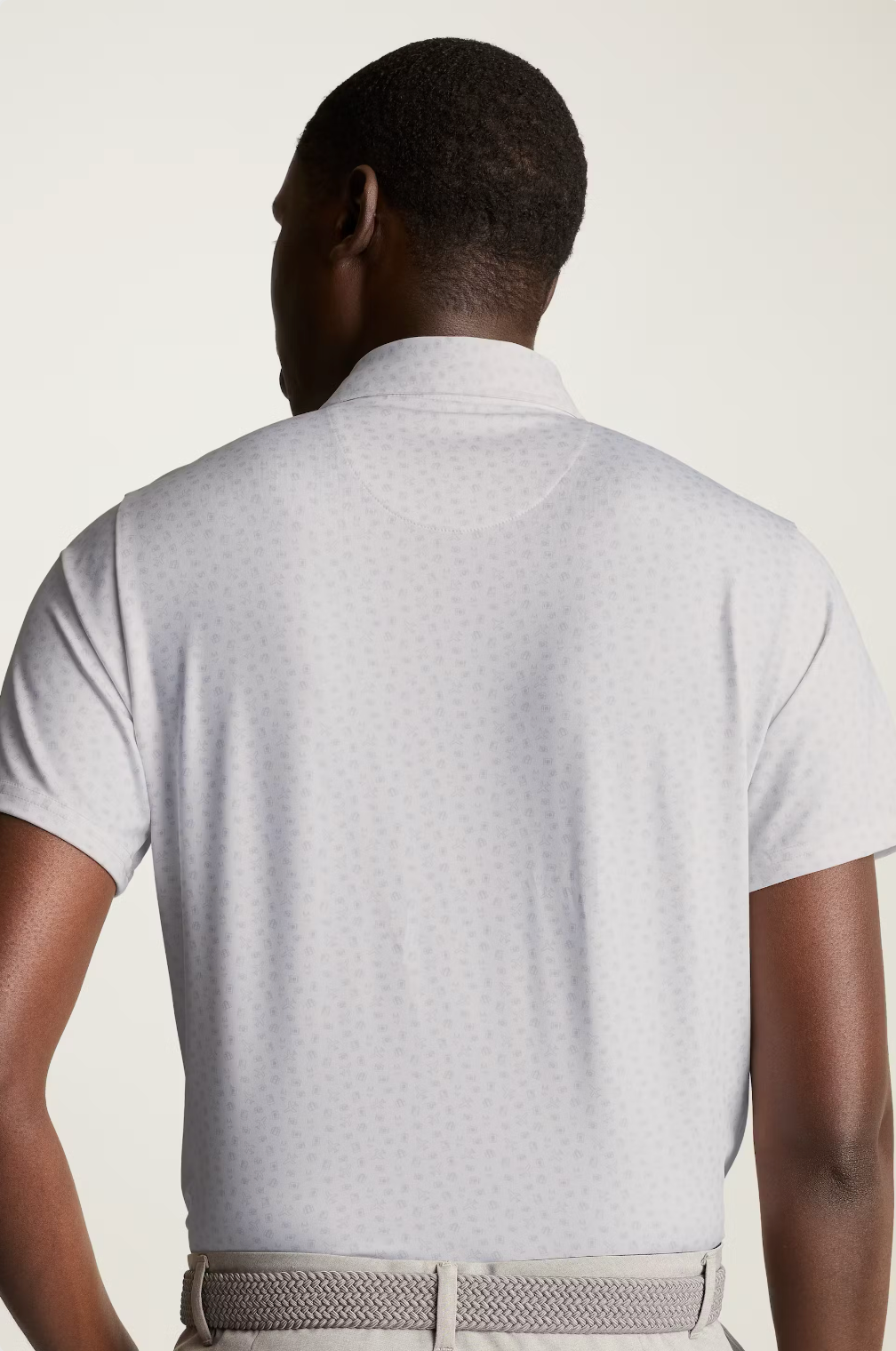 Bonobos Performance Polo -  White Vacay Geo