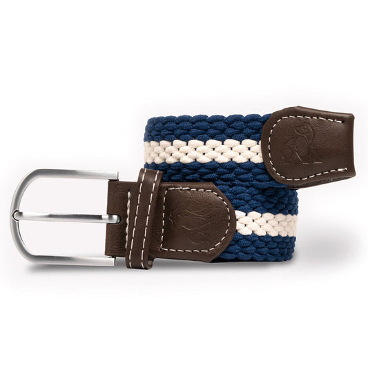 Swole Panda Belt - Blue & White Stripe