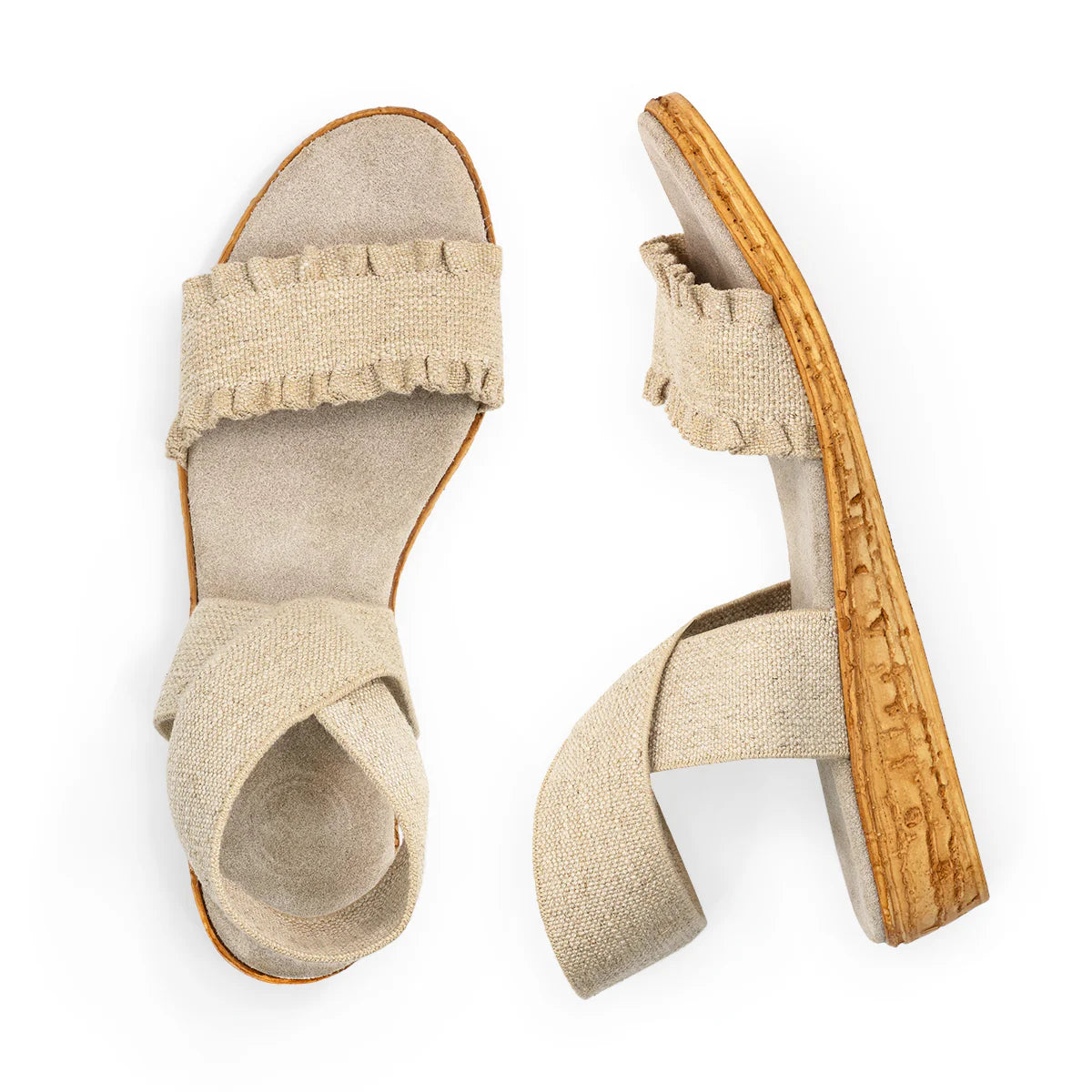 Charleston Shoe Co. Benjamin - Ruffle Linen