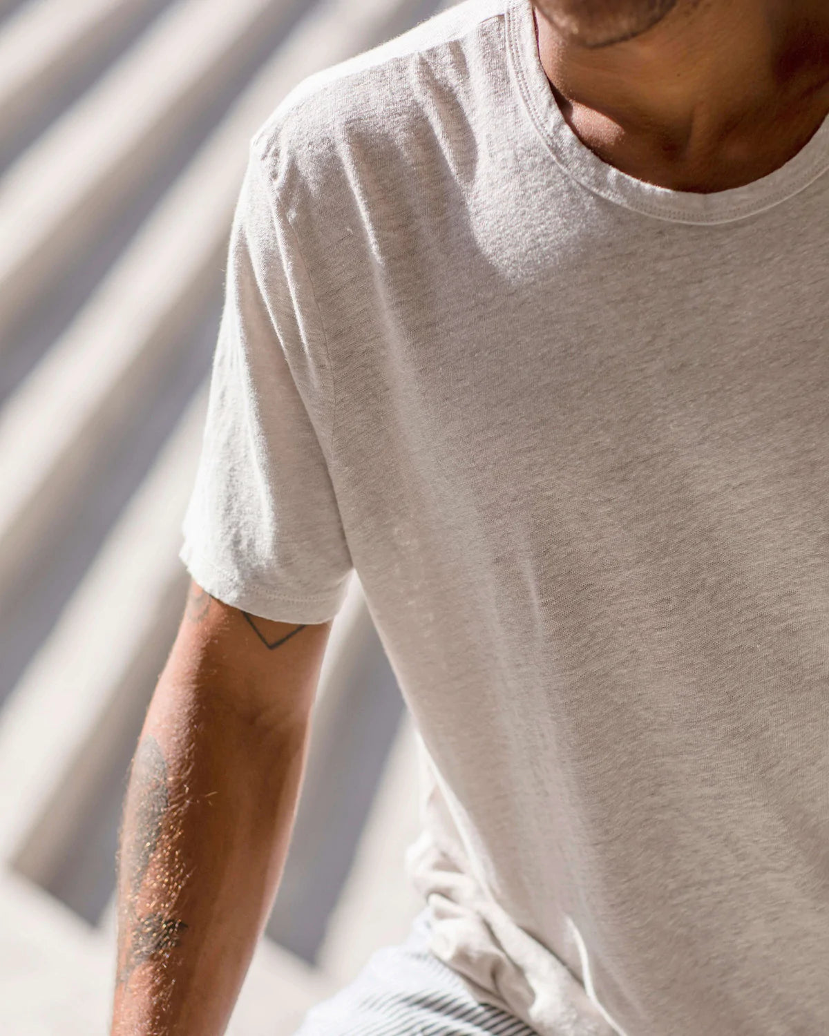 Alex Crane Sun Tee - Bone