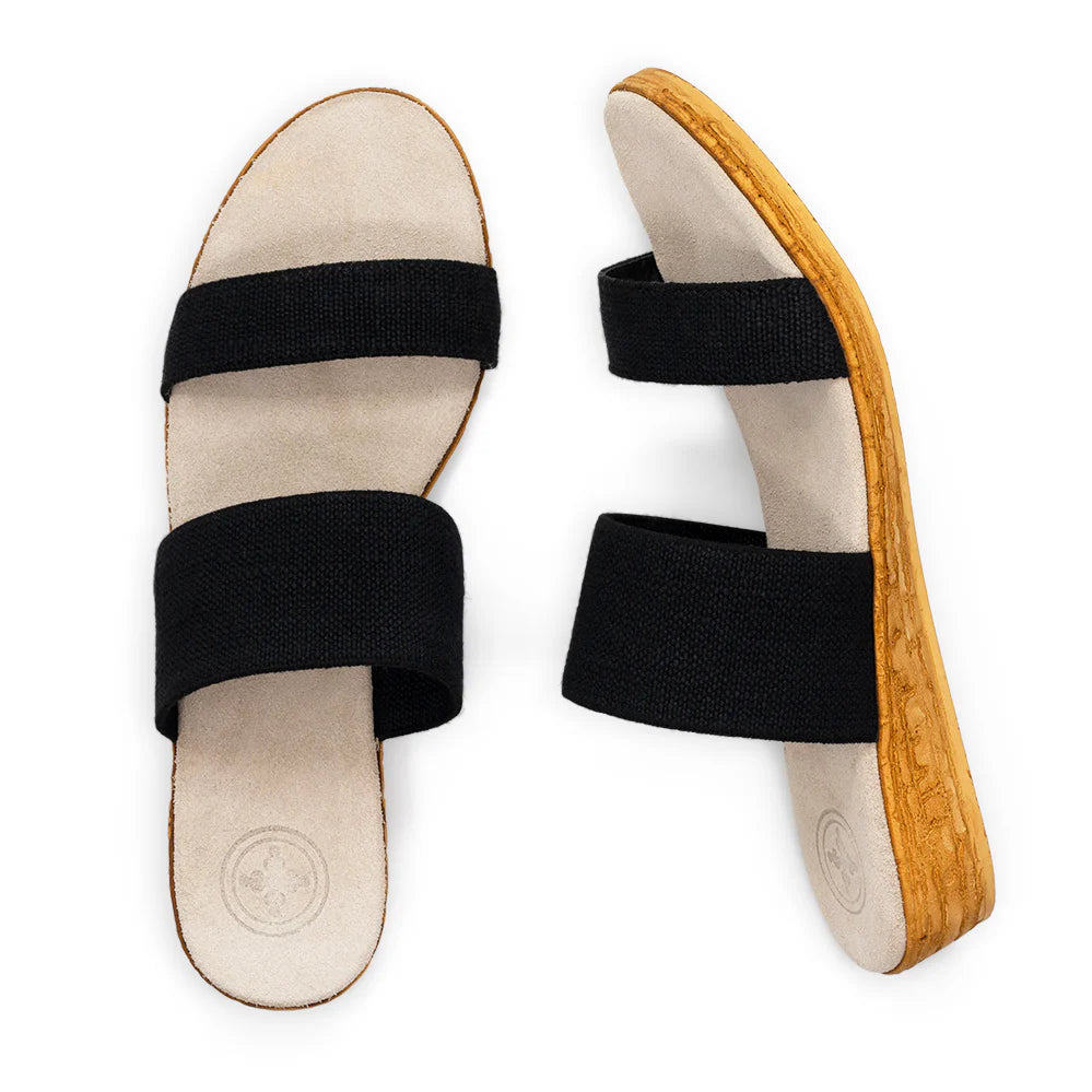 Charleston Shoe Co. Cecilia - Black Linen