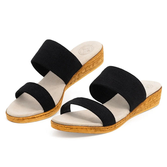 Charleston Shoe Co. Cecilia - Black Linen