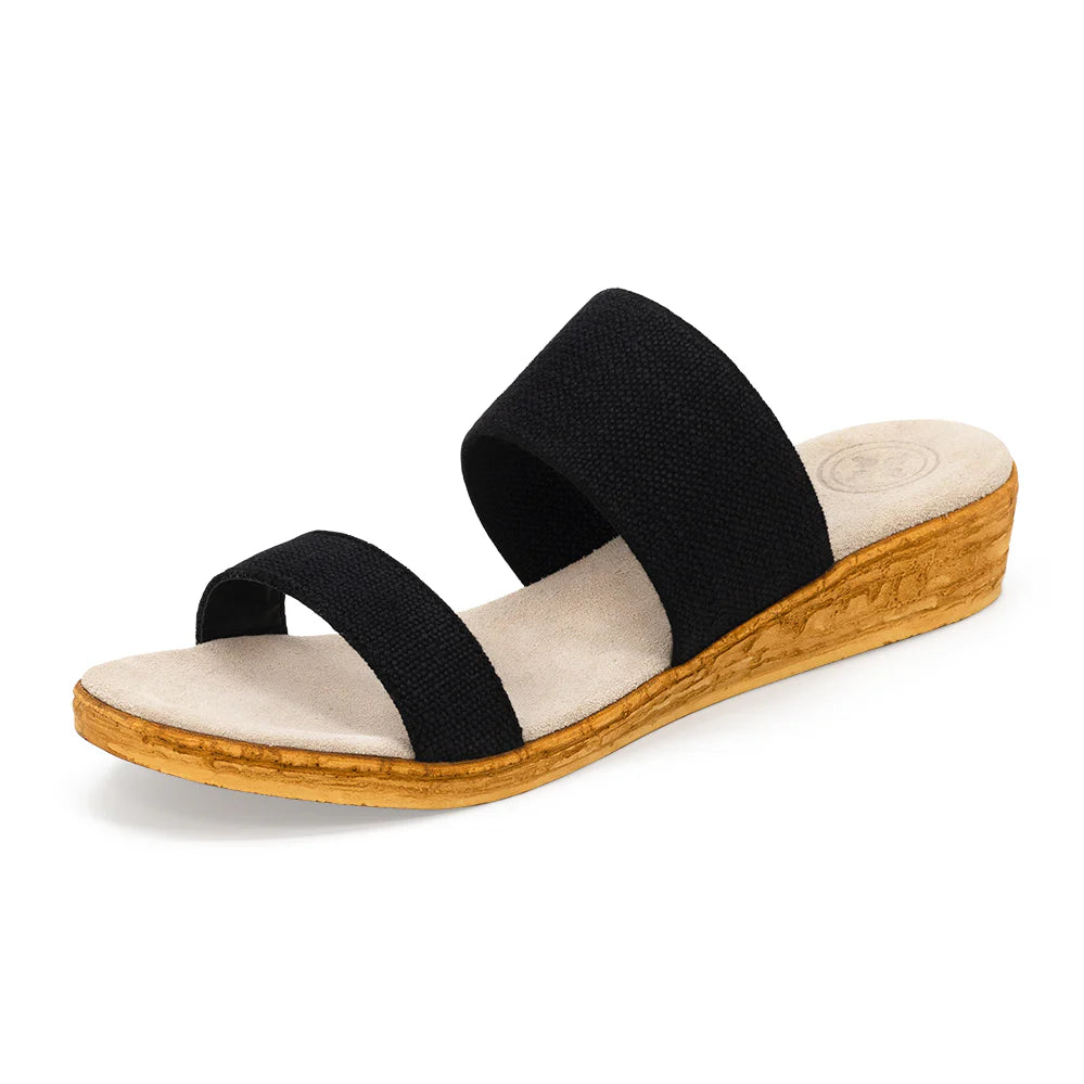 Charleston Shoe Co. Cecilia - Black Linen
