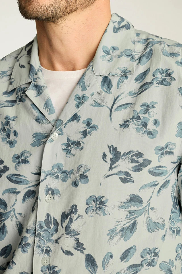 Bonobos Riviera Cabana Shirt - Grey Daylight Floral