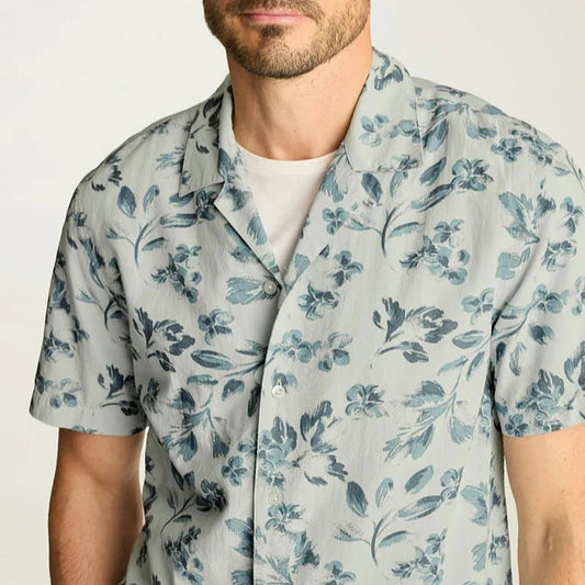 Bonobos Riviera Cabana Shirt - Grey Daylight Floral