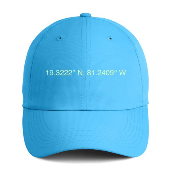 Performance Cap - Grand Cayman Coordinates: Blue