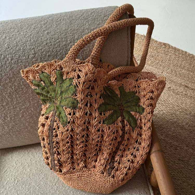 Never Fully Dressed - Palm Crochet Bag