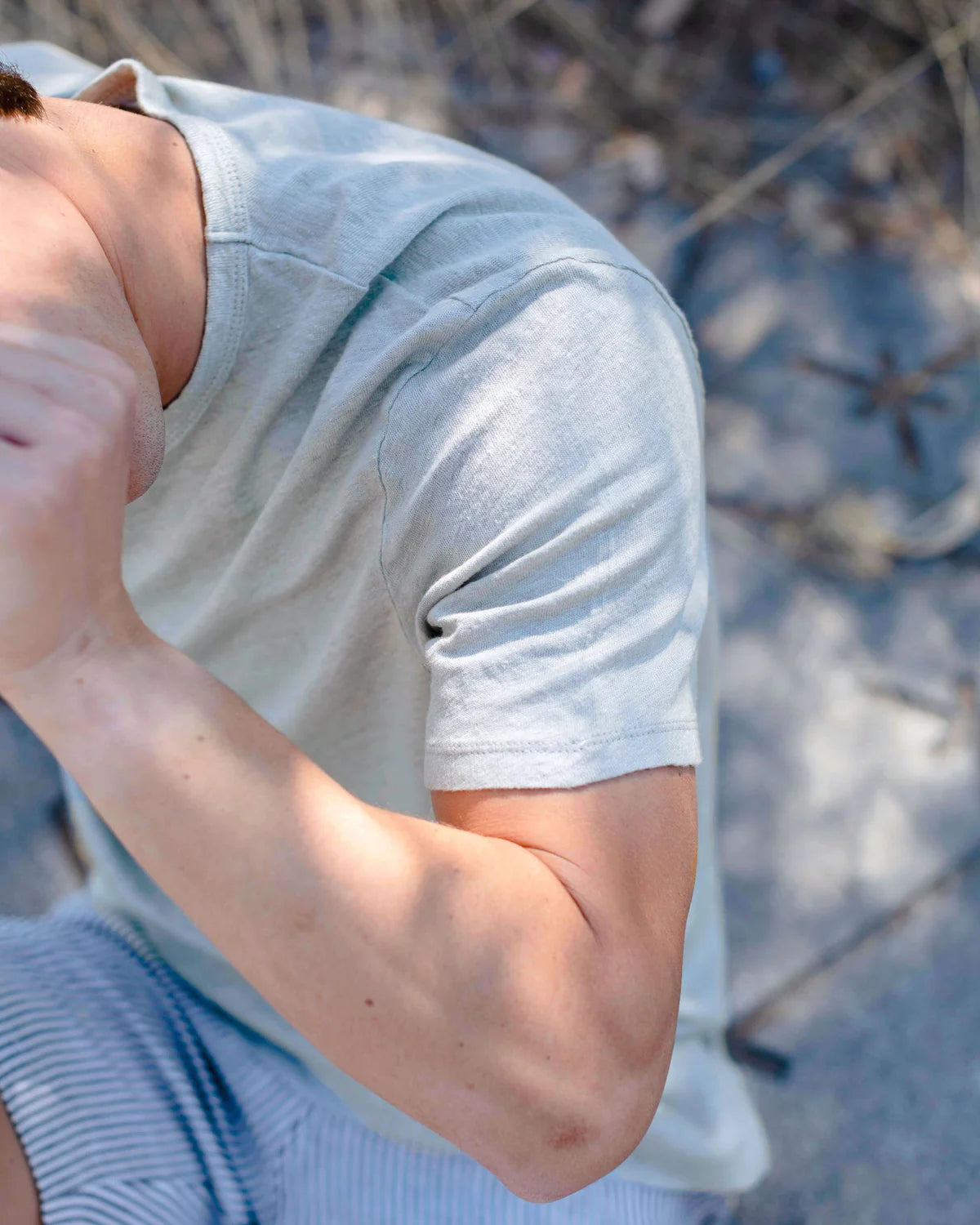 Alex Crane Sun Tee - Steel
