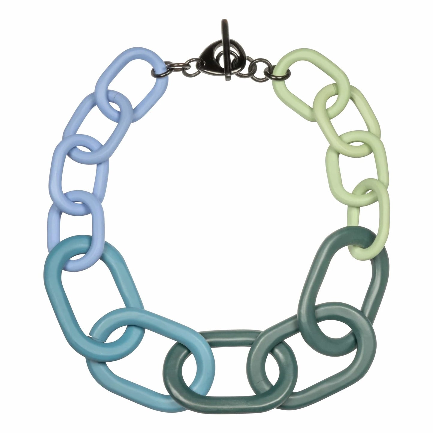 Sunshine Tienda - Blue Color Block Link Necklace