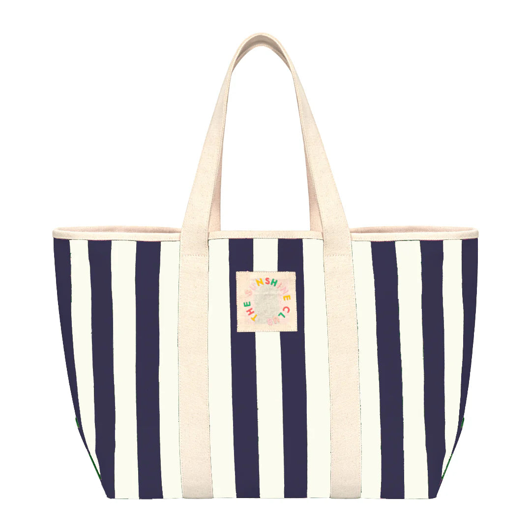 Sunshine Tienda Navy Stripe Tote