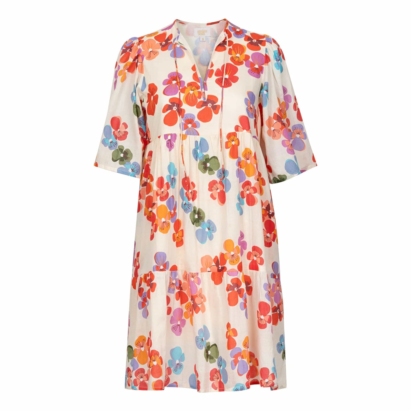 Sunshine Tienda Rainbow Flower Bondi Dress