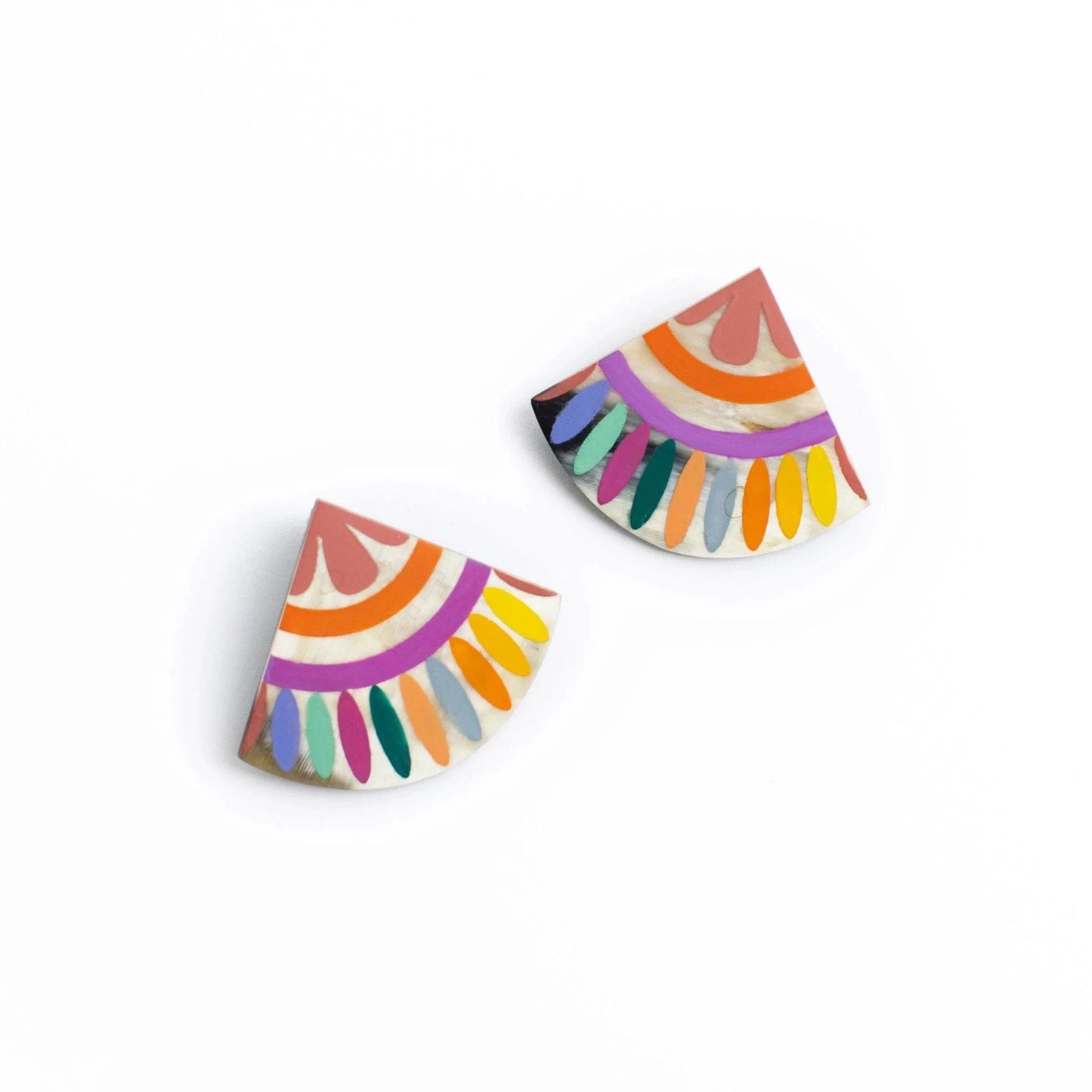 Sunshine Tienda - RAINBOW TILE EARRINGS