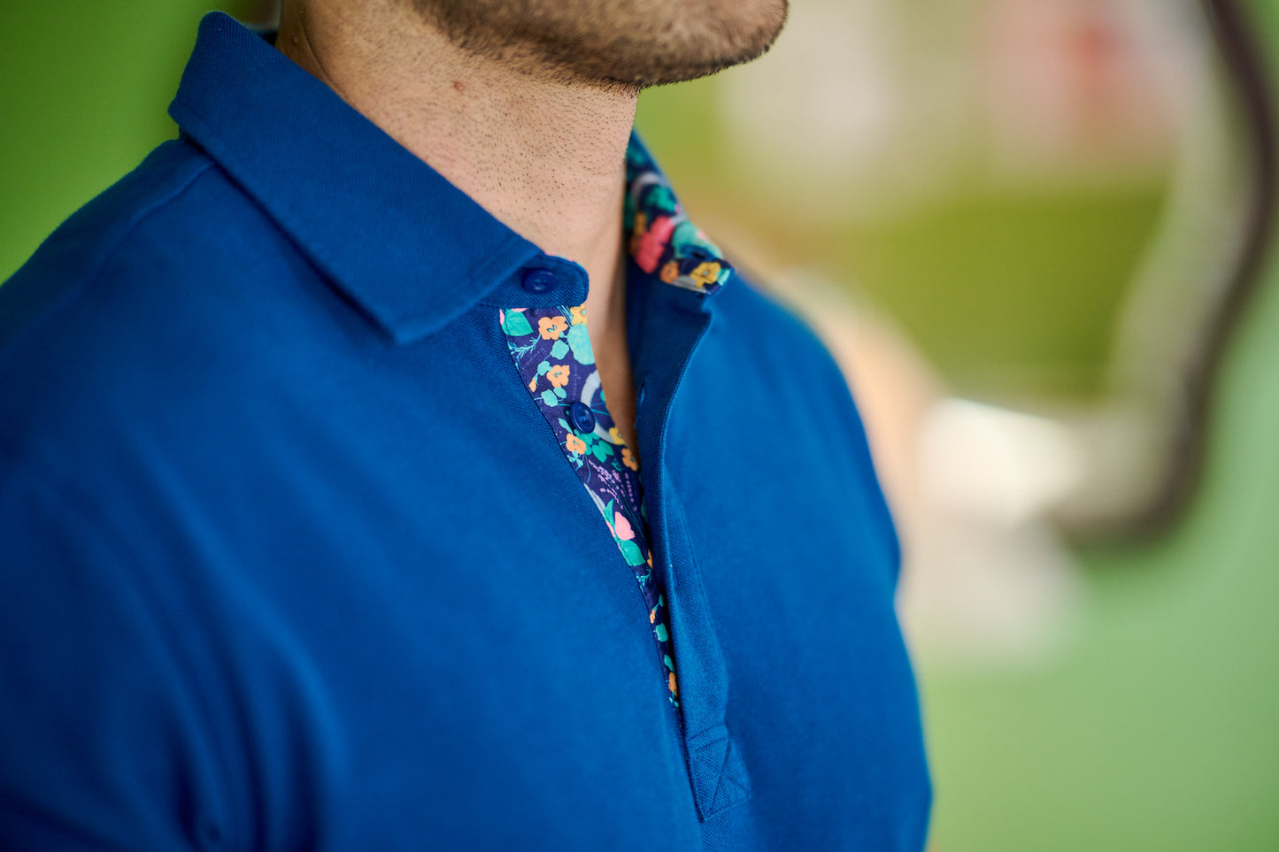 Men's Cotton Polo - True Navy