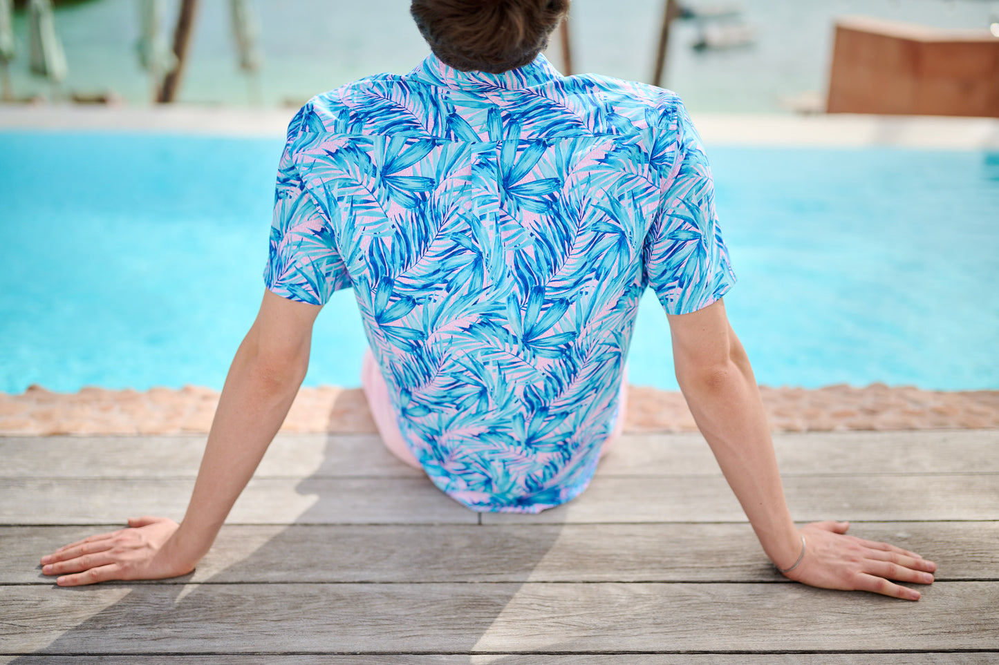 TABS Men's Short Sleeve Performance Shirt - Palms