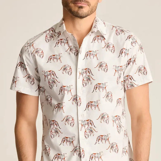 Bonobos Riviera Shirt - Charlie Cheetah