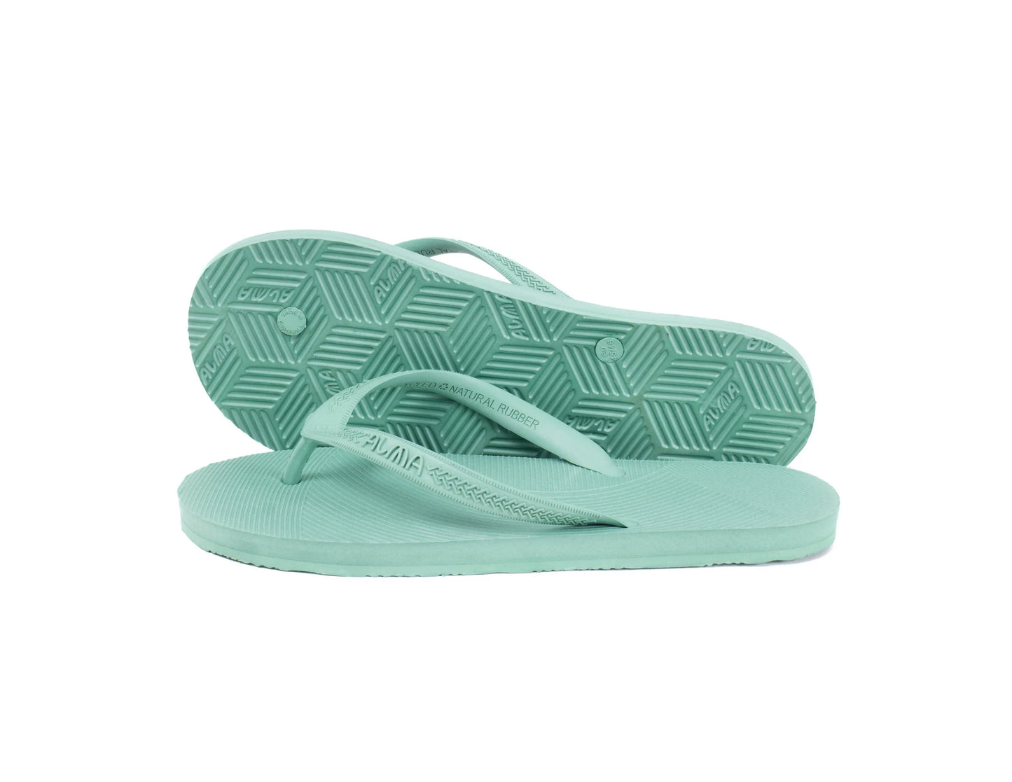 Alma Women’s Recycled tire sole Flip Flop - Jade