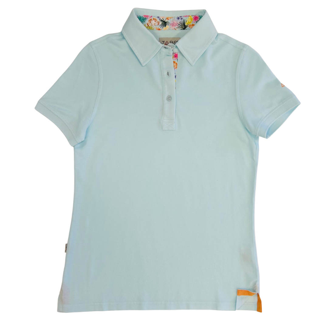 Women's Cotton Polo - Glass Calm