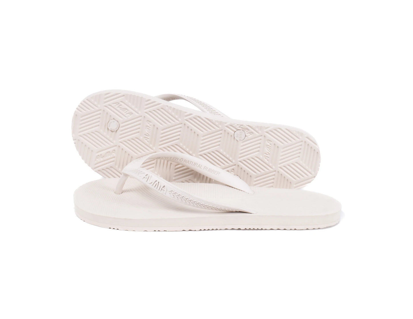 Alma Women’s Recycled tire sole Flip Flop - Pearl