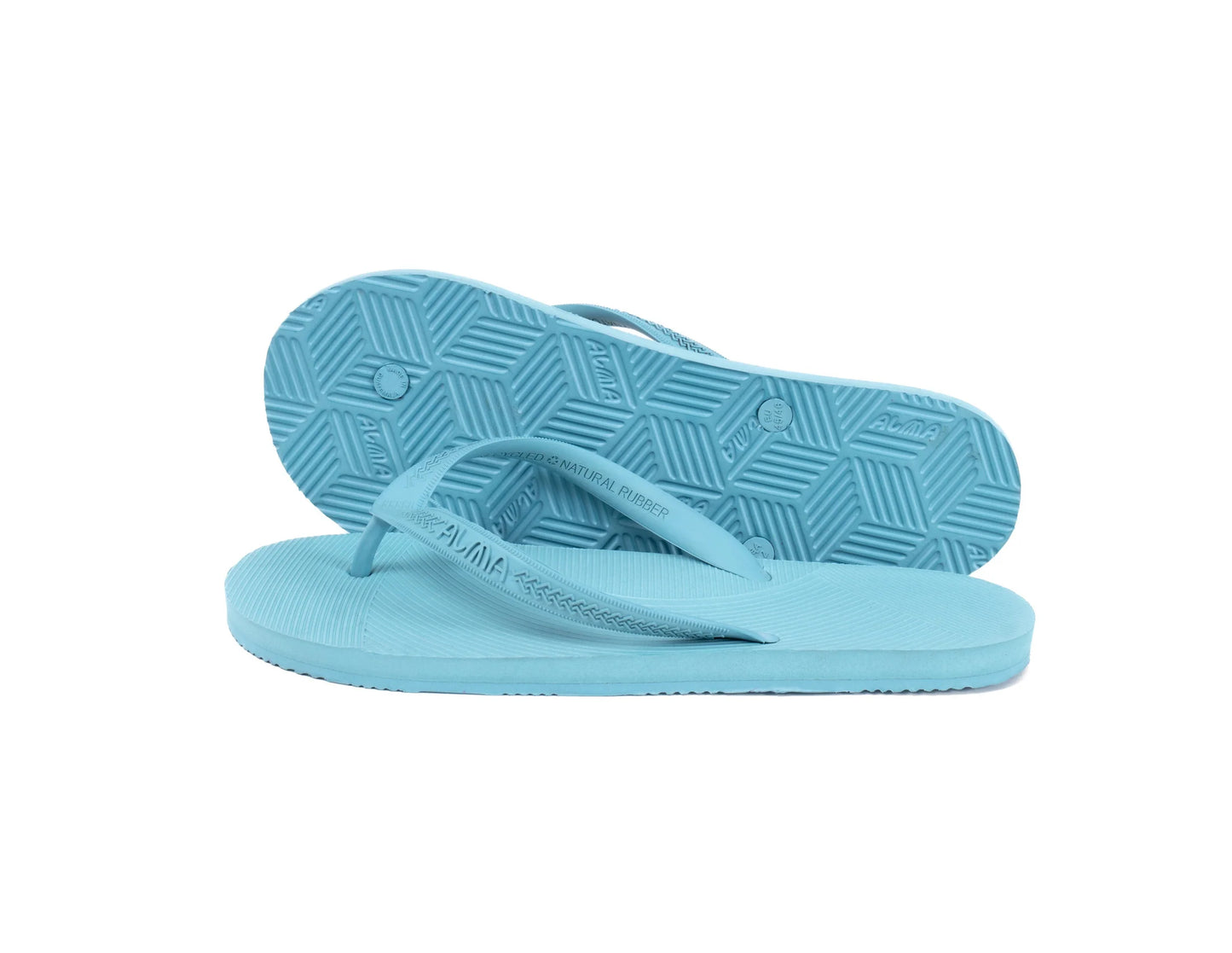 Alma Women’s Recycled tire sole Flip Flop - Topaz